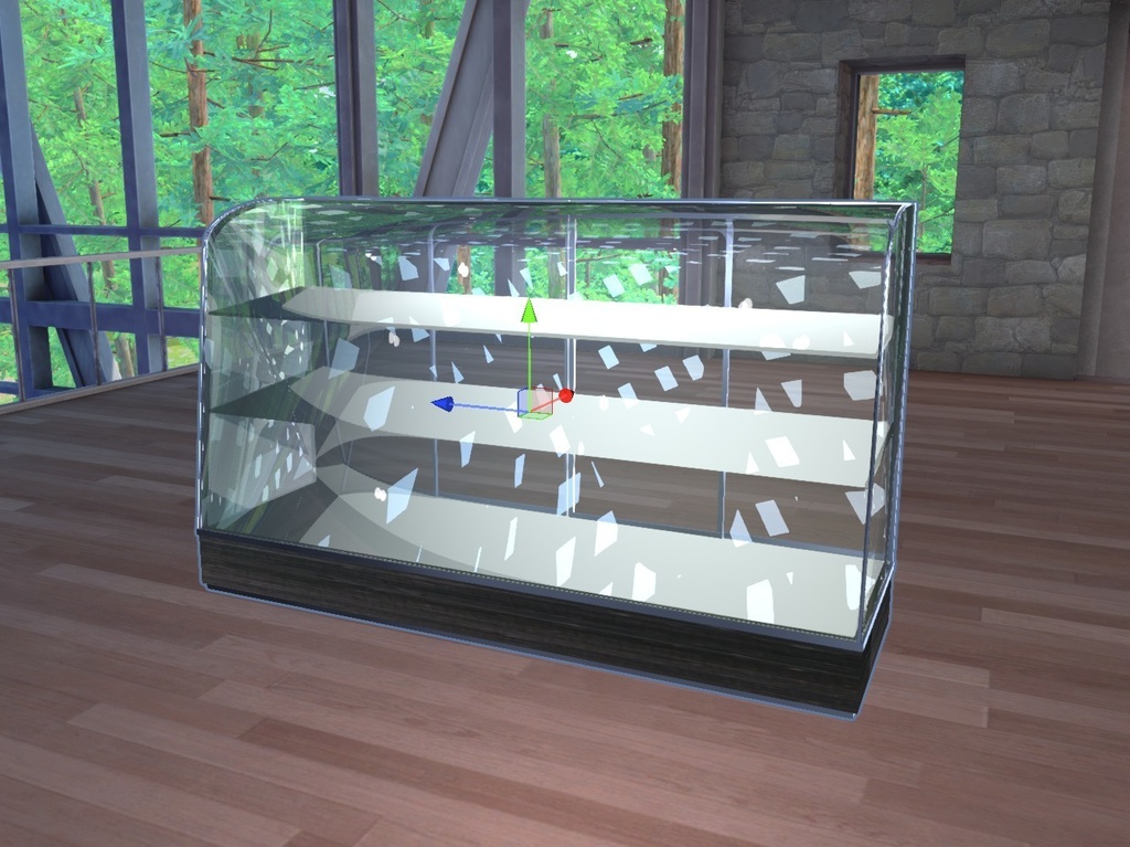 ケーキ屋さんのくっそでっかいショーケース