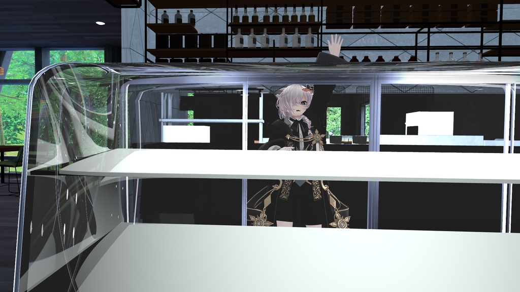 ケーキ屋さんのくっそでっかいショーケース