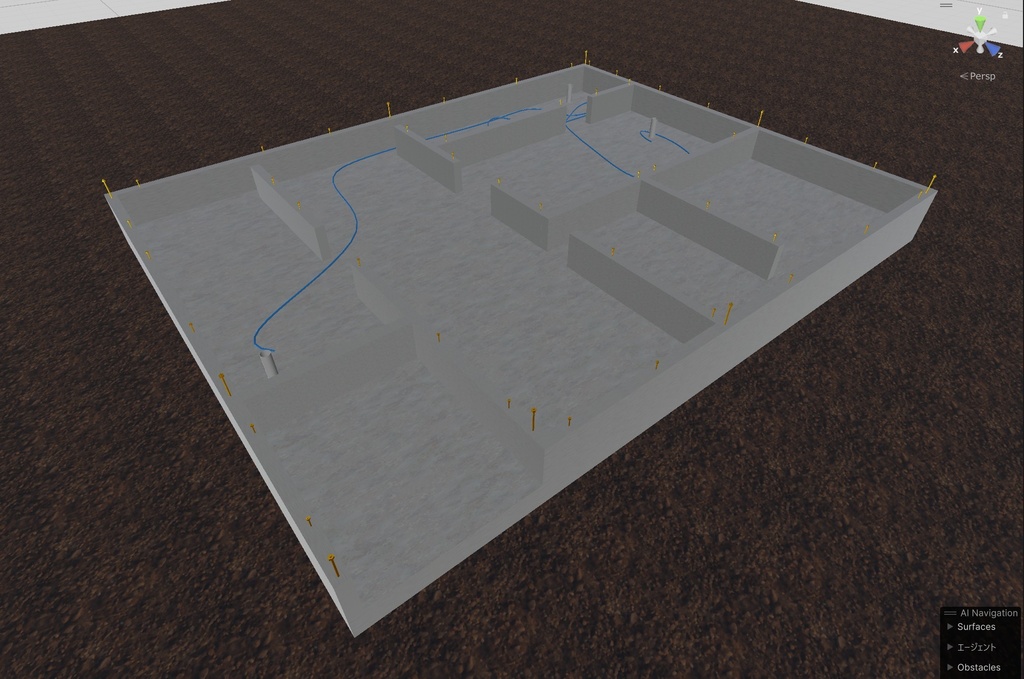 住宅基礎　建築工事現場　FBX