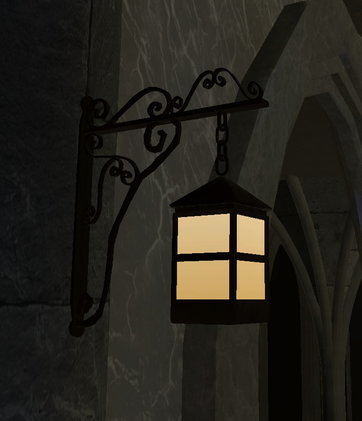 クラシックなランタンと鉄のシャンデリア