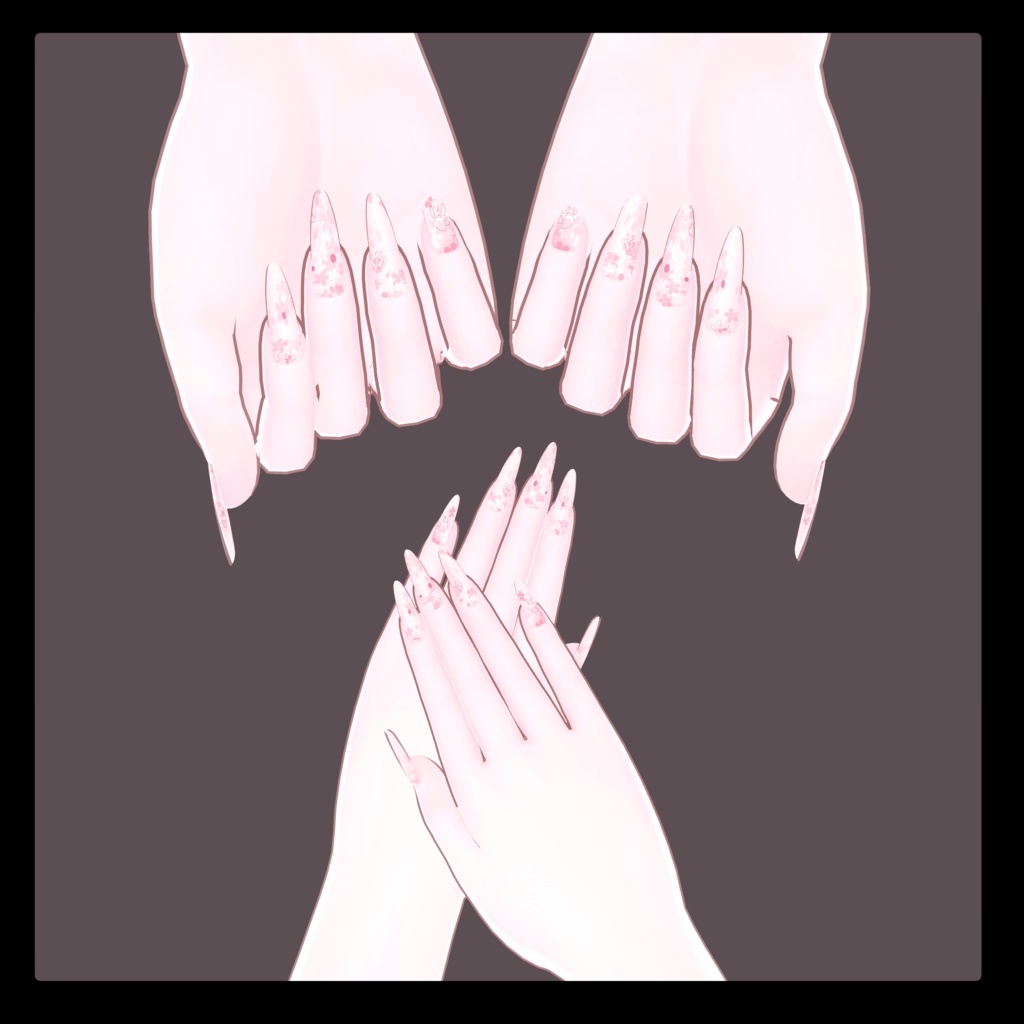 「SELESTIA」 Make up (and Nail) & Cat eye texture