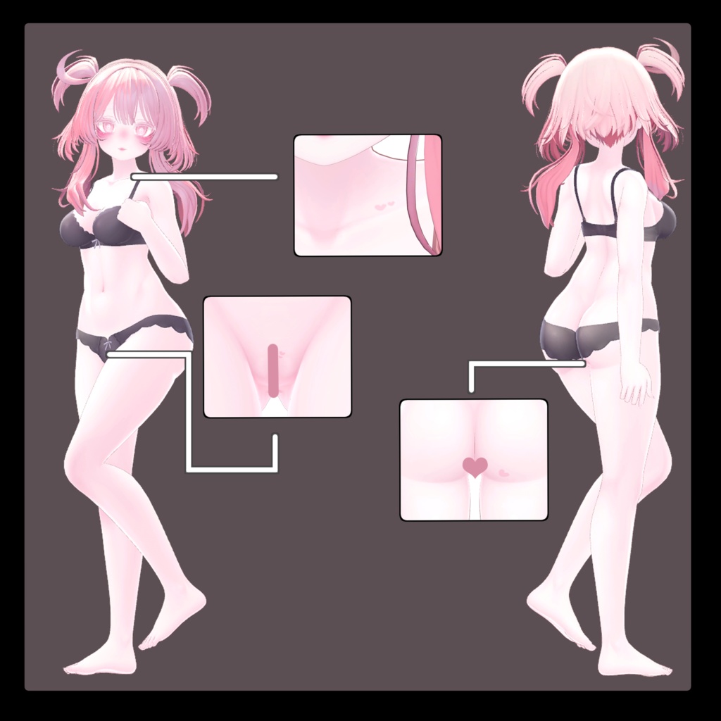 「SELESTIA」 Make up (and Nail) & Cat eye texture