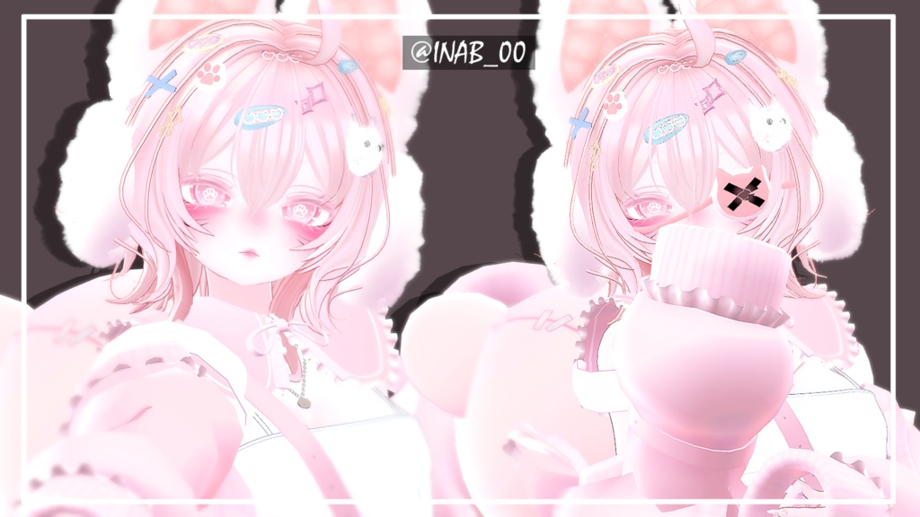 「SELESTIA」 Make up (and Nail) & Cat eye texture