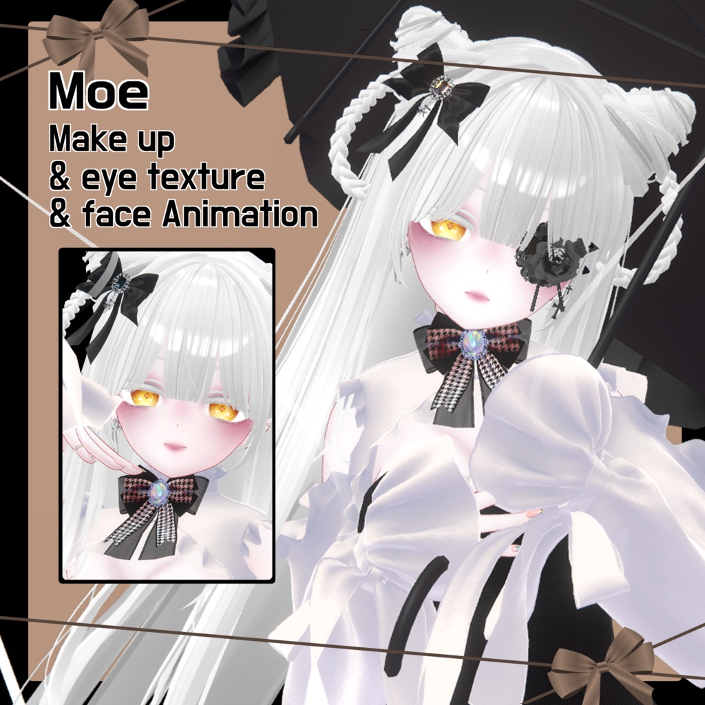 「MOE」Face Animation & Make up & eye texture