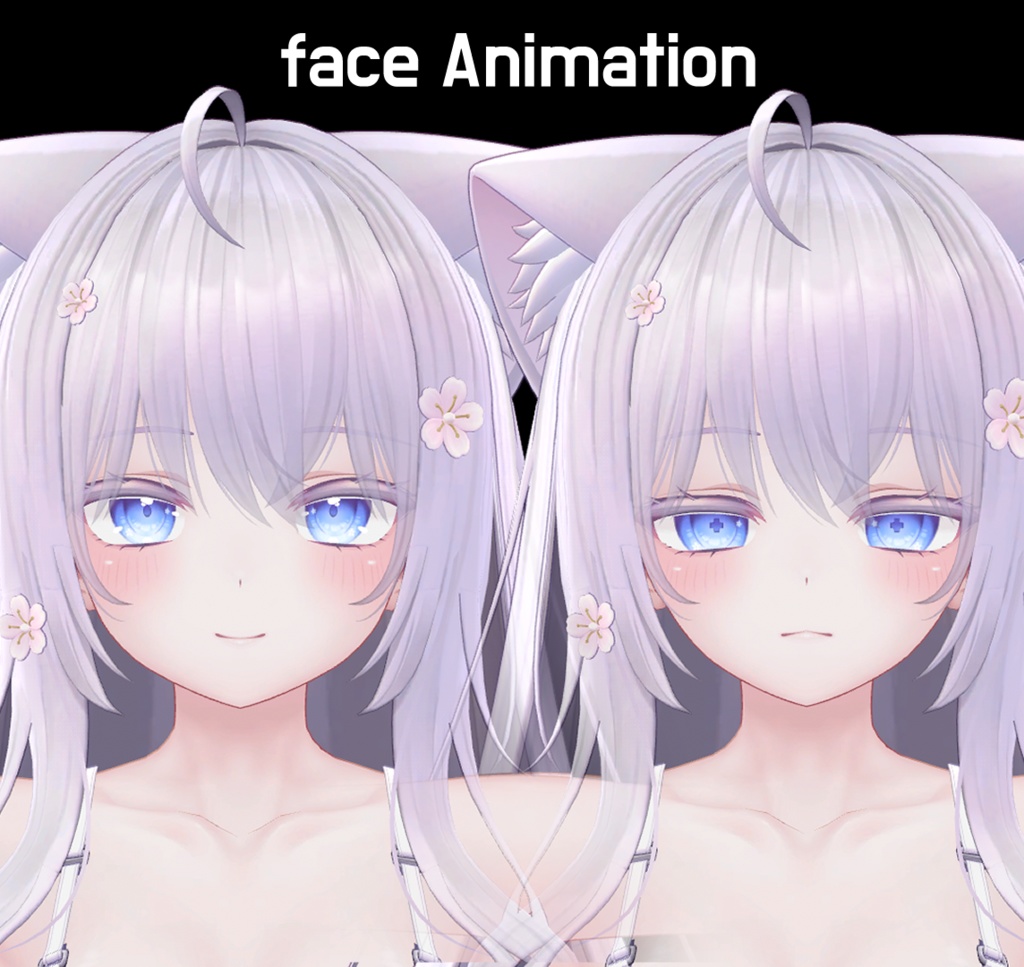「MOE」Face Animation & Make up & eye texture