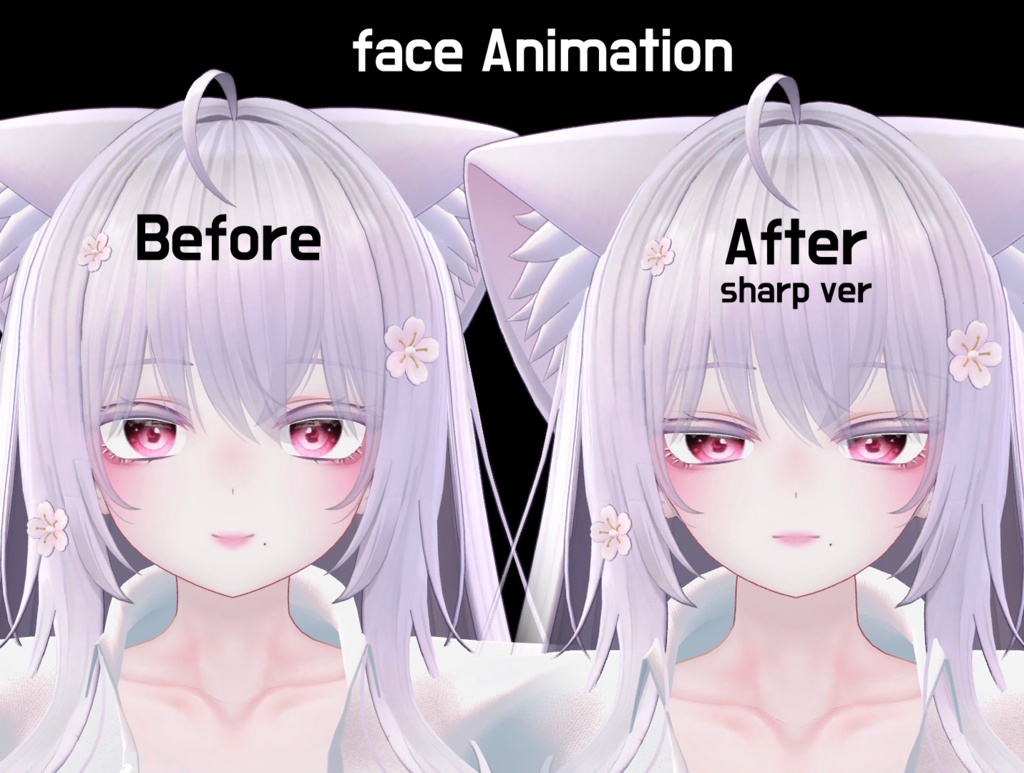 「MOE」 Make up & eye texture & Face Animation