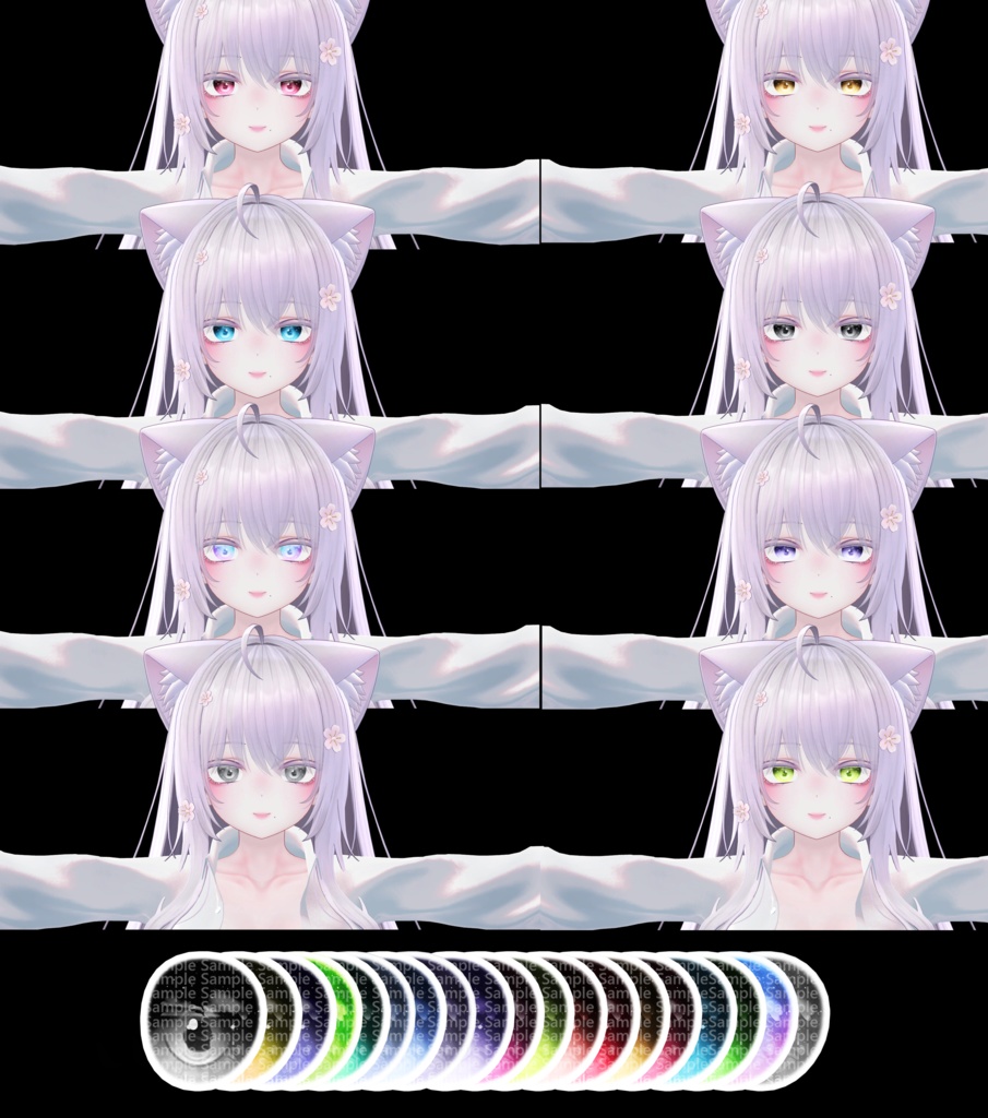 「MOE」 Make up & eye texture & Face Animation