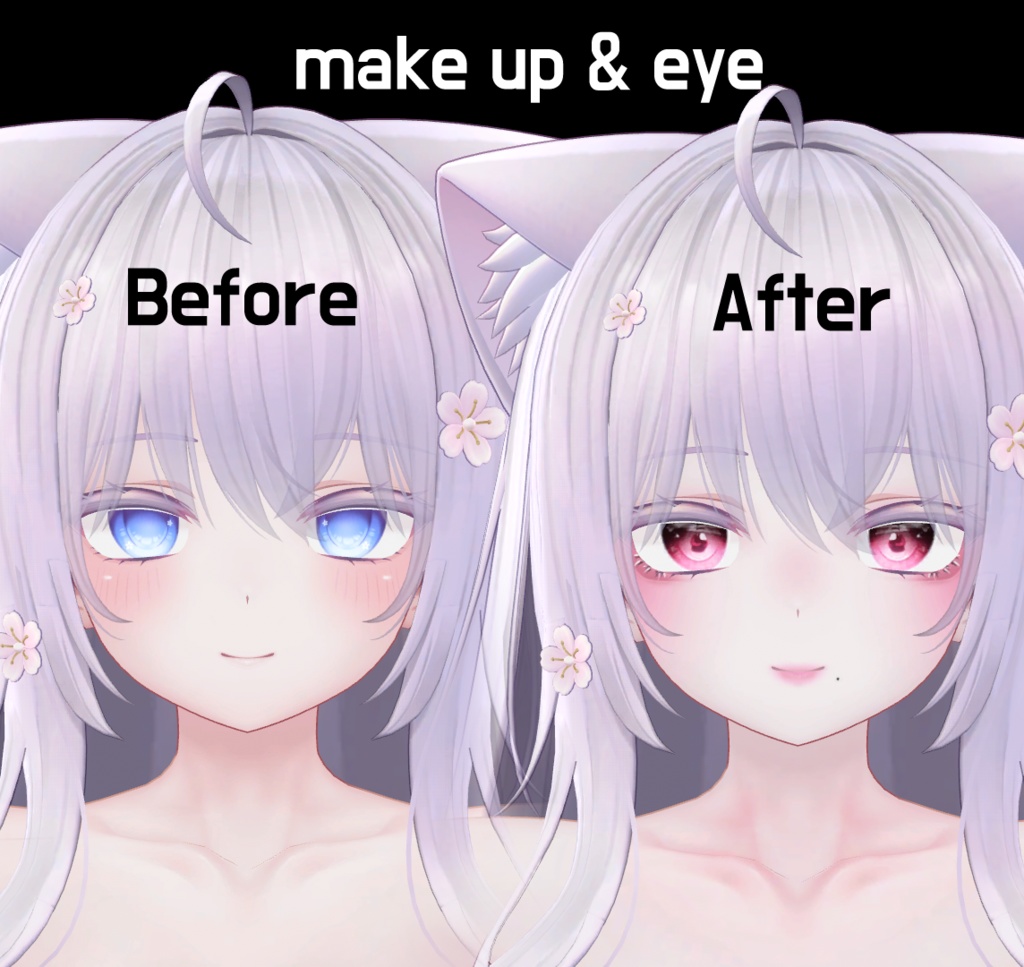 「MOE」 Make up & eye texture & Face Animation
