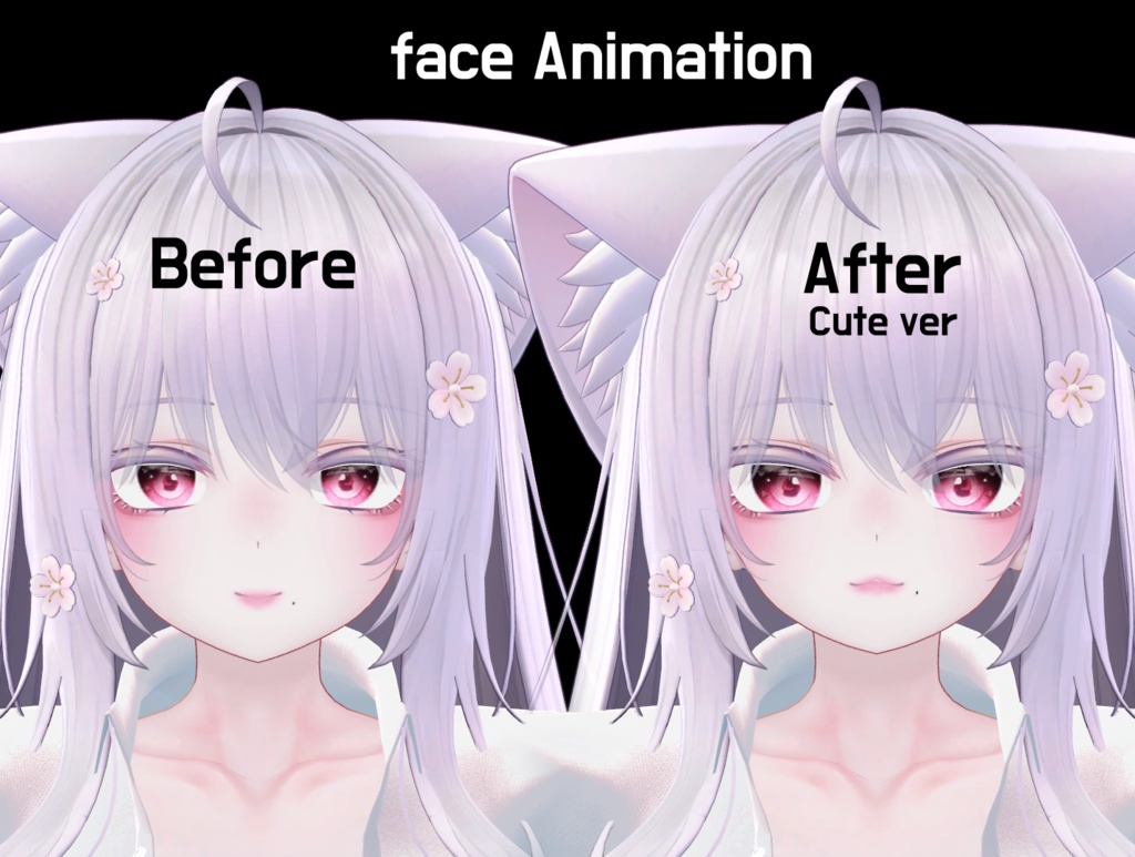 「MOE」 Make up & eye texture & Face Animation