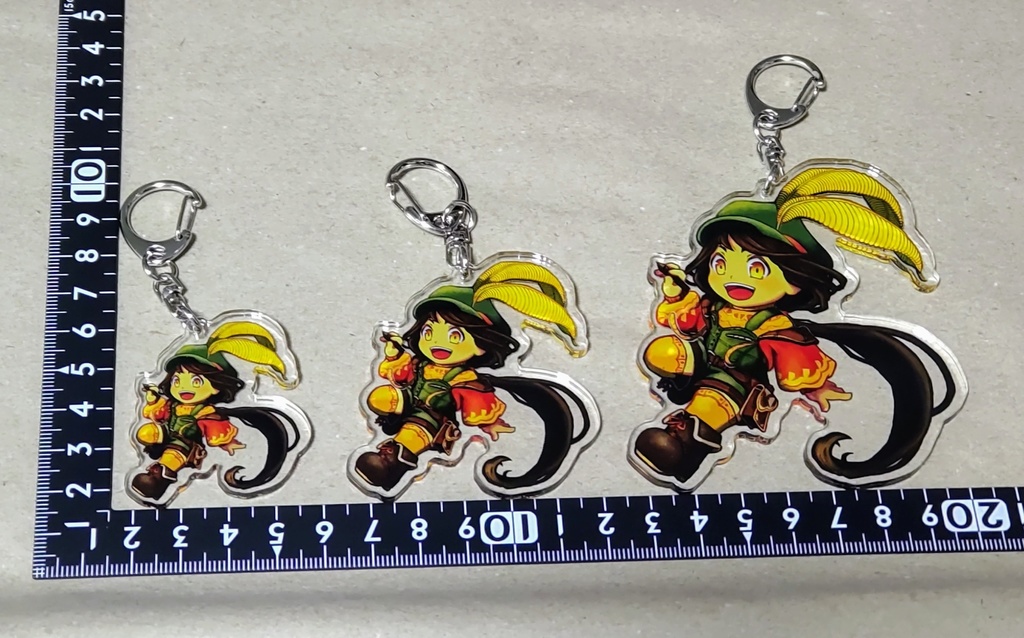 いえろの代理ちゃん改め希来ちゃんミニキャラアクリルキーホルダー