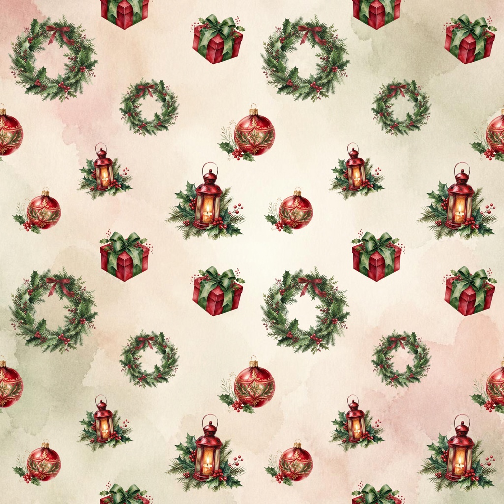 クリスマスデジタルペーパー２パターンセット