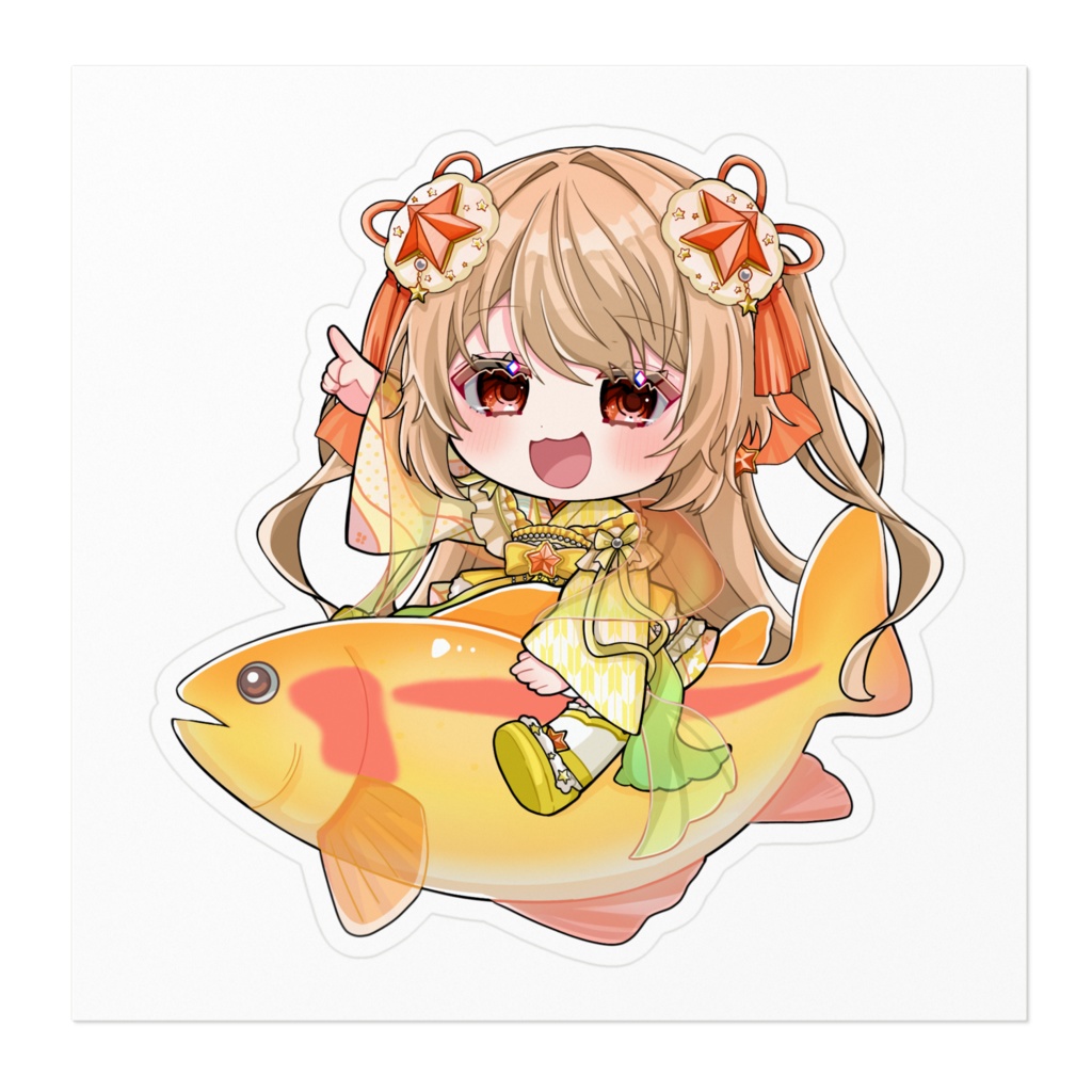 虹池ステッカー(アルビノ)