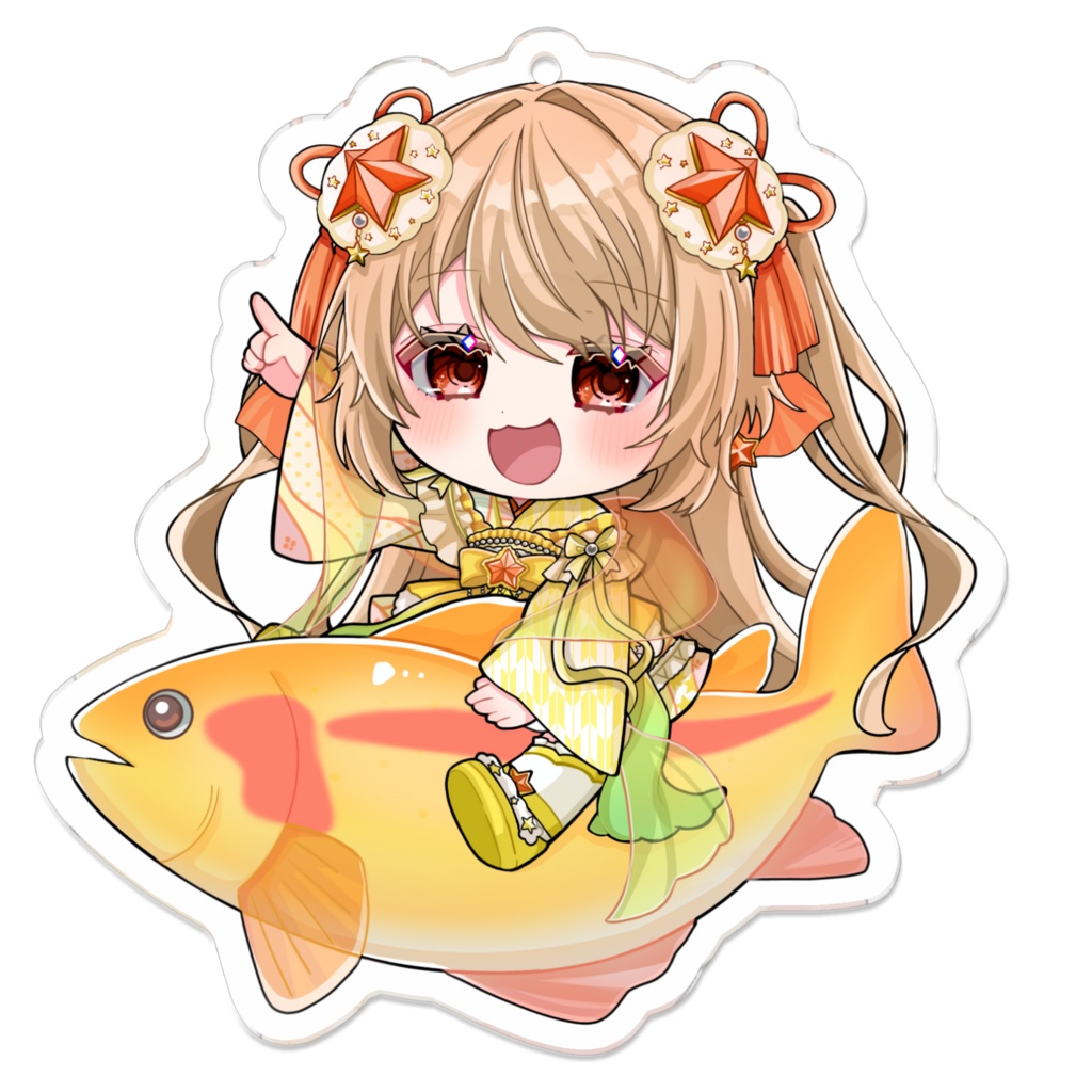 虹池アクキー(アルビノ)