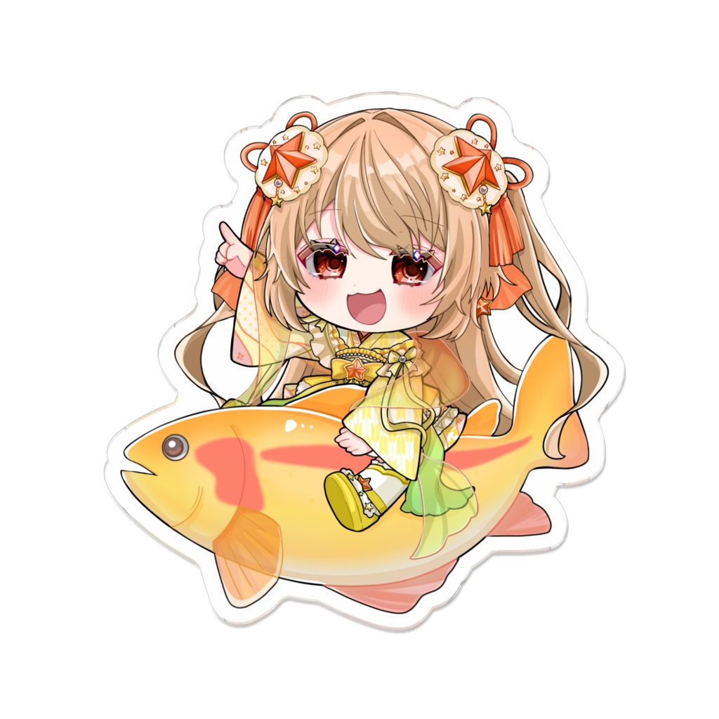 虹池バッジ(アルビノ)