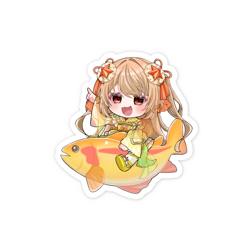 スマホステッカー(アルビノ)