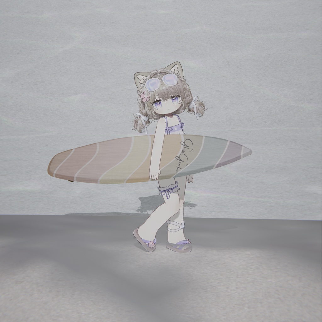 Surfboardポーズ