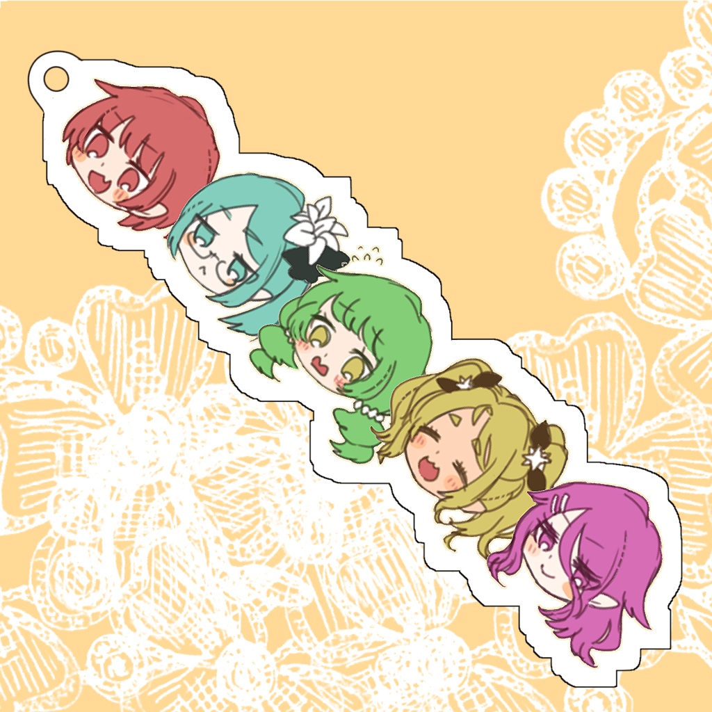 5悪魔スティックアクキー