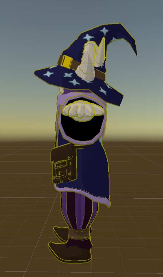 Yersinia's Chibi Lich - VR Chat/3D Model Avatar Base