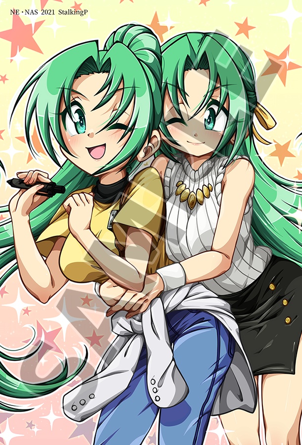 両面ポストカード　ひぐらし・園崎双子【限定版】 [Limited] Higurashi - Sonozaki twins double-sided postcard