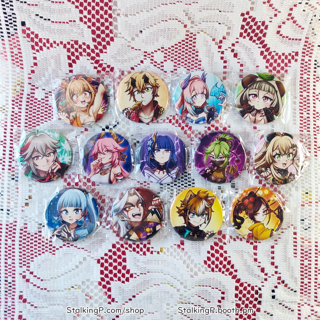 『在庫あり!★ IN STOCK!』原神缶バッジ(72種類)| Genshin can badges (72 types)『Check description!』