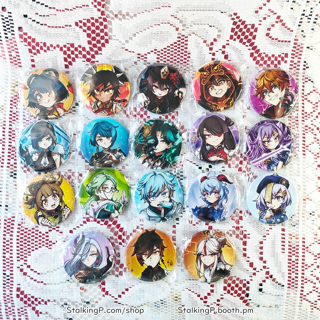 『在庫あり!★ IN STOCK!』原神缶バッジ(72種類)| Genshin can badges (72 types)『Check description!』