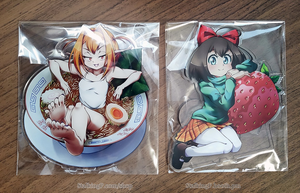 アクリルフィギュア・スタンド 【カミラ&苺】【タンジェリン&ラーメン】|Acrylic standees【Camila & Strawberry】【Tangerine & Ramen】