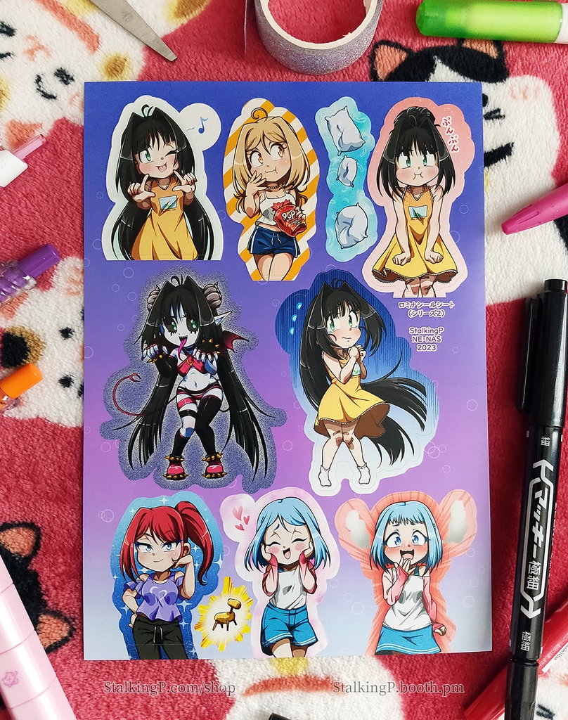 ロミナシリーズ2 シールシート / Romina series sticker sheet 2