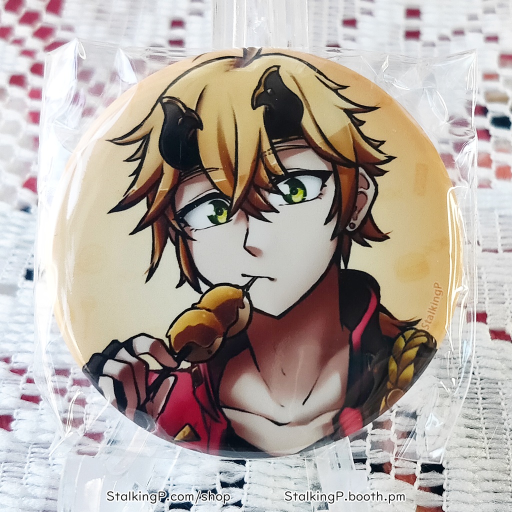 原神 缶バッジ 炎 / Genshin Impact Can Badges/buttons (Pyro)