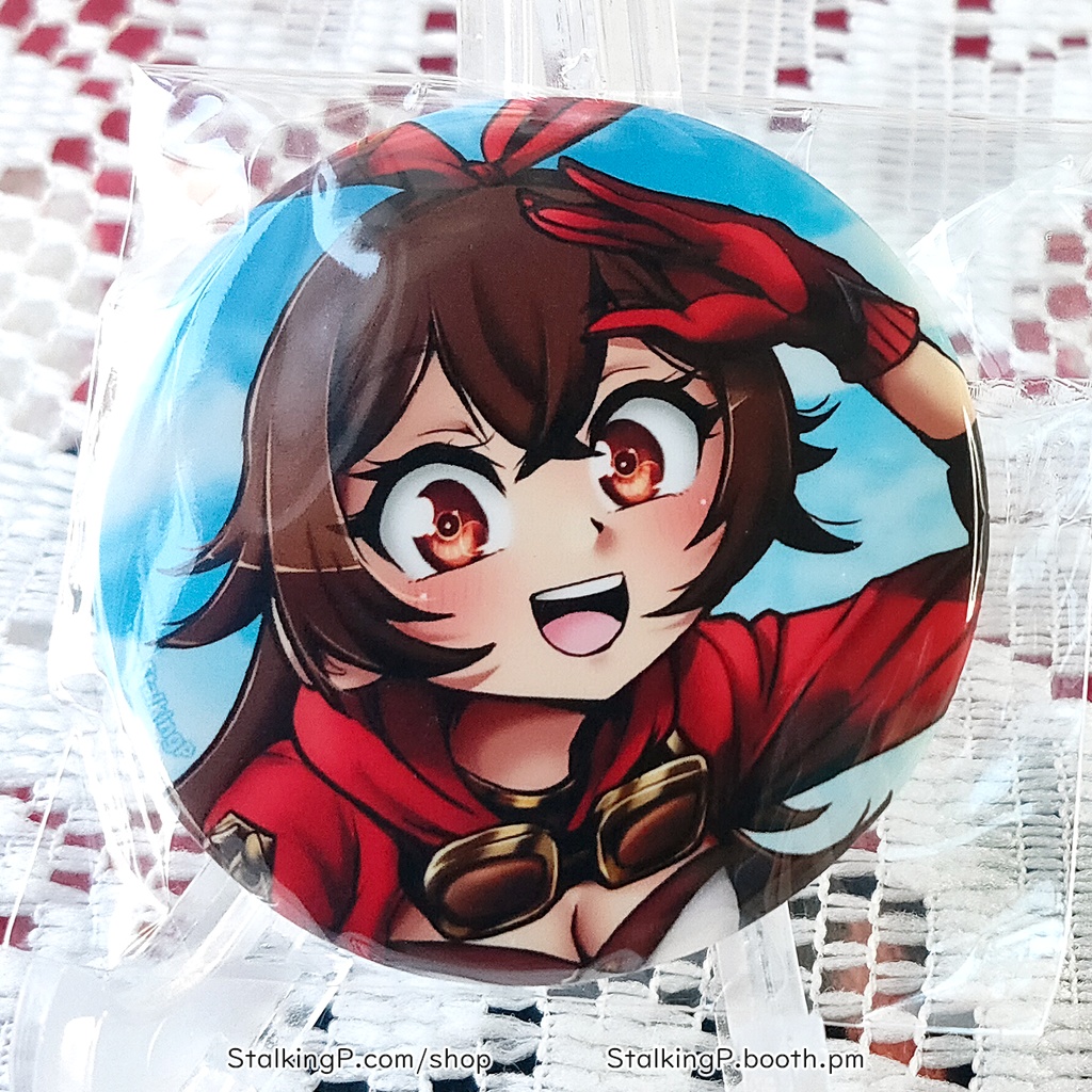 原神 缶バッジ 炎 / Genshin Impact Can Badges/buttons (Pyro)