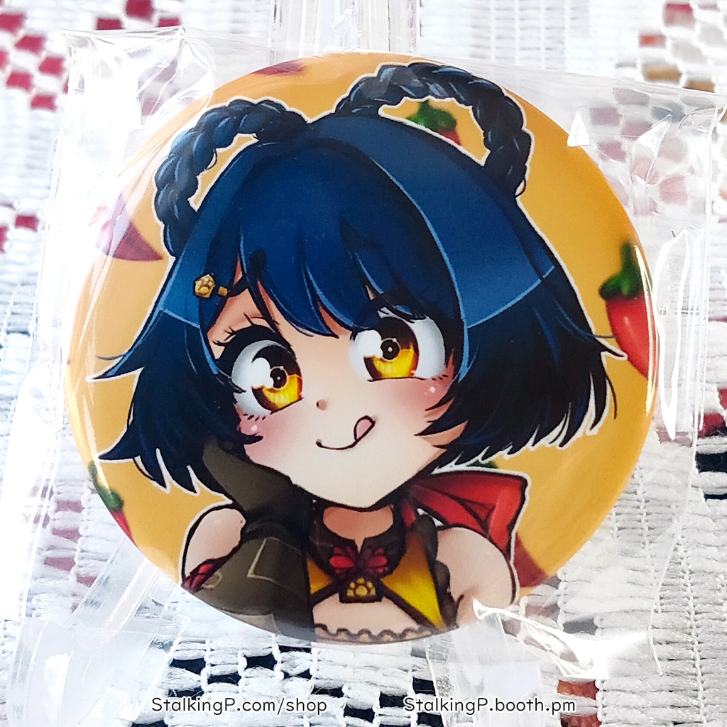 原神 缶バッジ 炎 / Genshin Impact Can Badges/buttons (Pyro)