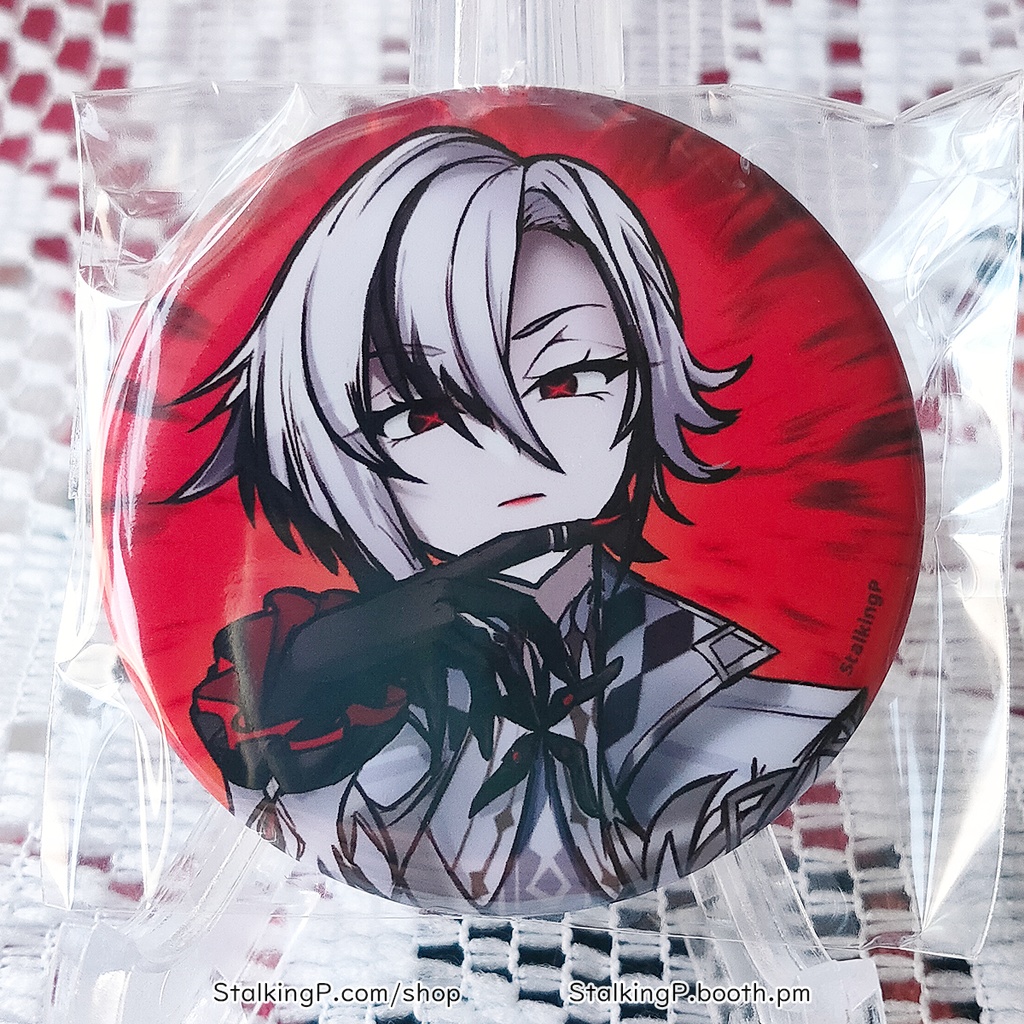 原神 缶バッジ 炎 / Genshin Impact Can Badges/buttons (Pyro)