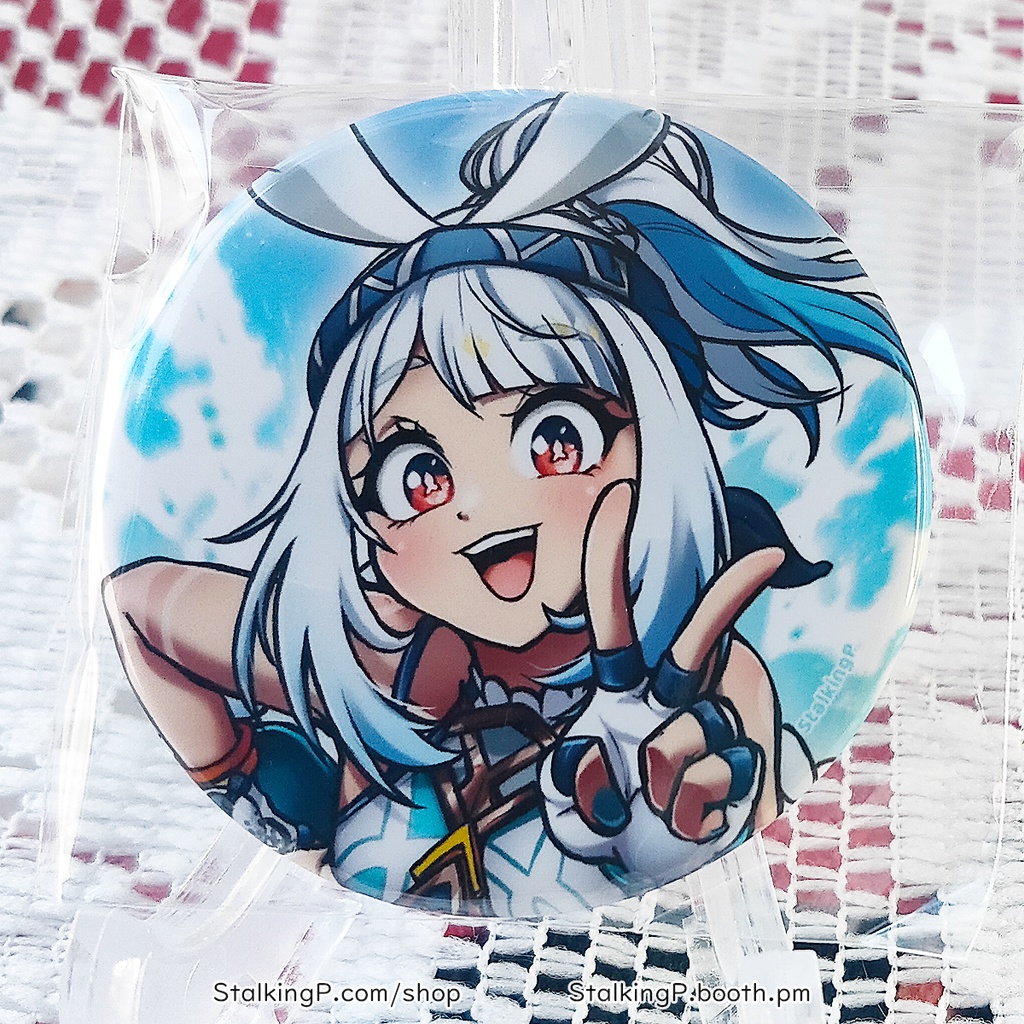 原神 缶バッジ 水 / Genshin Impact Can Badges/buttons (Hydro)