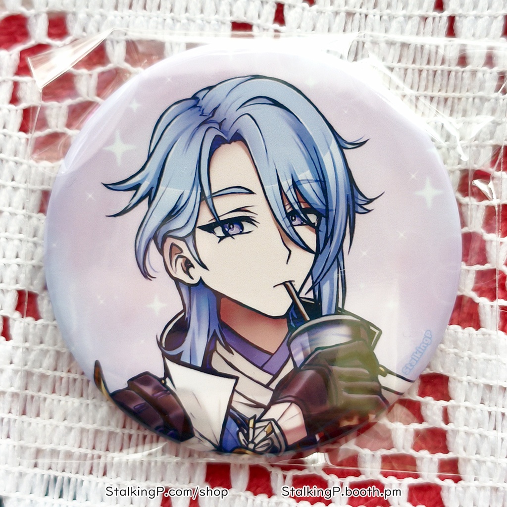 原神 缶バッジ 水 / Genshin Impact Can Badges/buttons (Hydro)