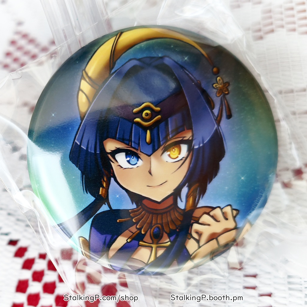 原神 缶バッジ 水 / Genshin Impact Can Badges/buttons (Hydro)