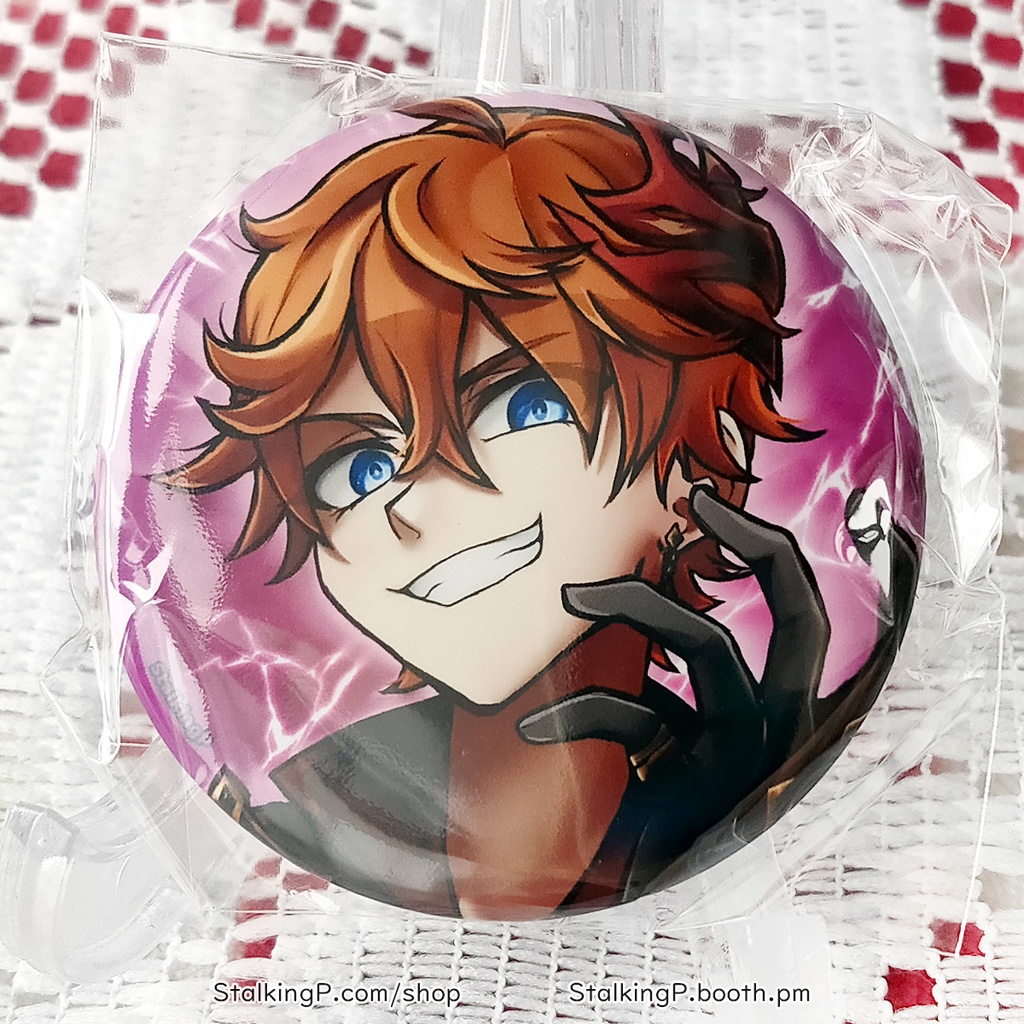 原神 缶バッジ 水 / Genshin Impact Can Badges/buttons (Hydro)