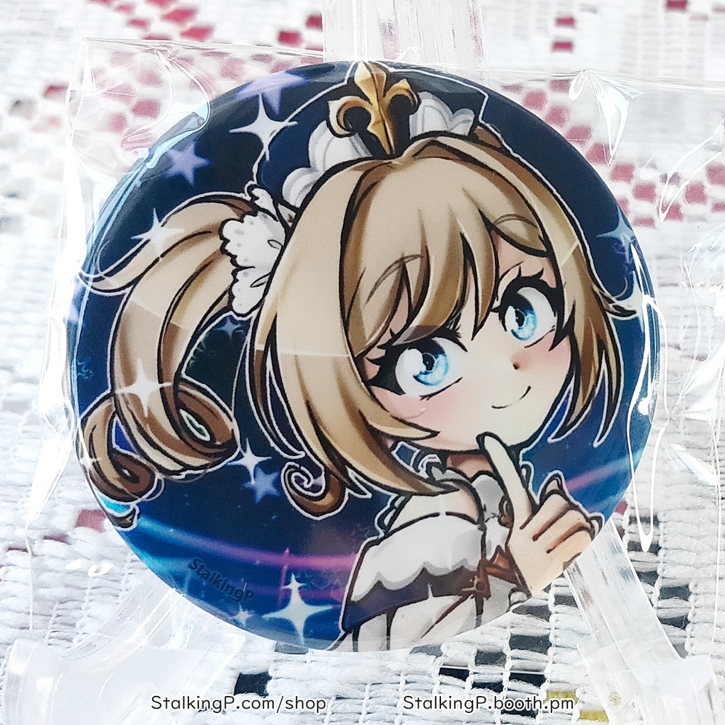 原神 缶バッジ 水 / Genshin Impact Can Badges/buttons (Hydro)