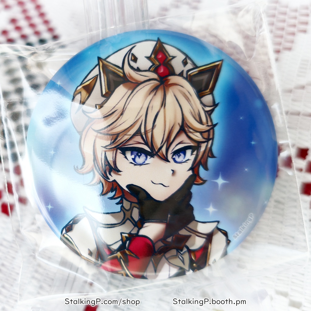 原神 缶バッジ 水 / Genshin Impact Can Badges/buttons (Hydro)