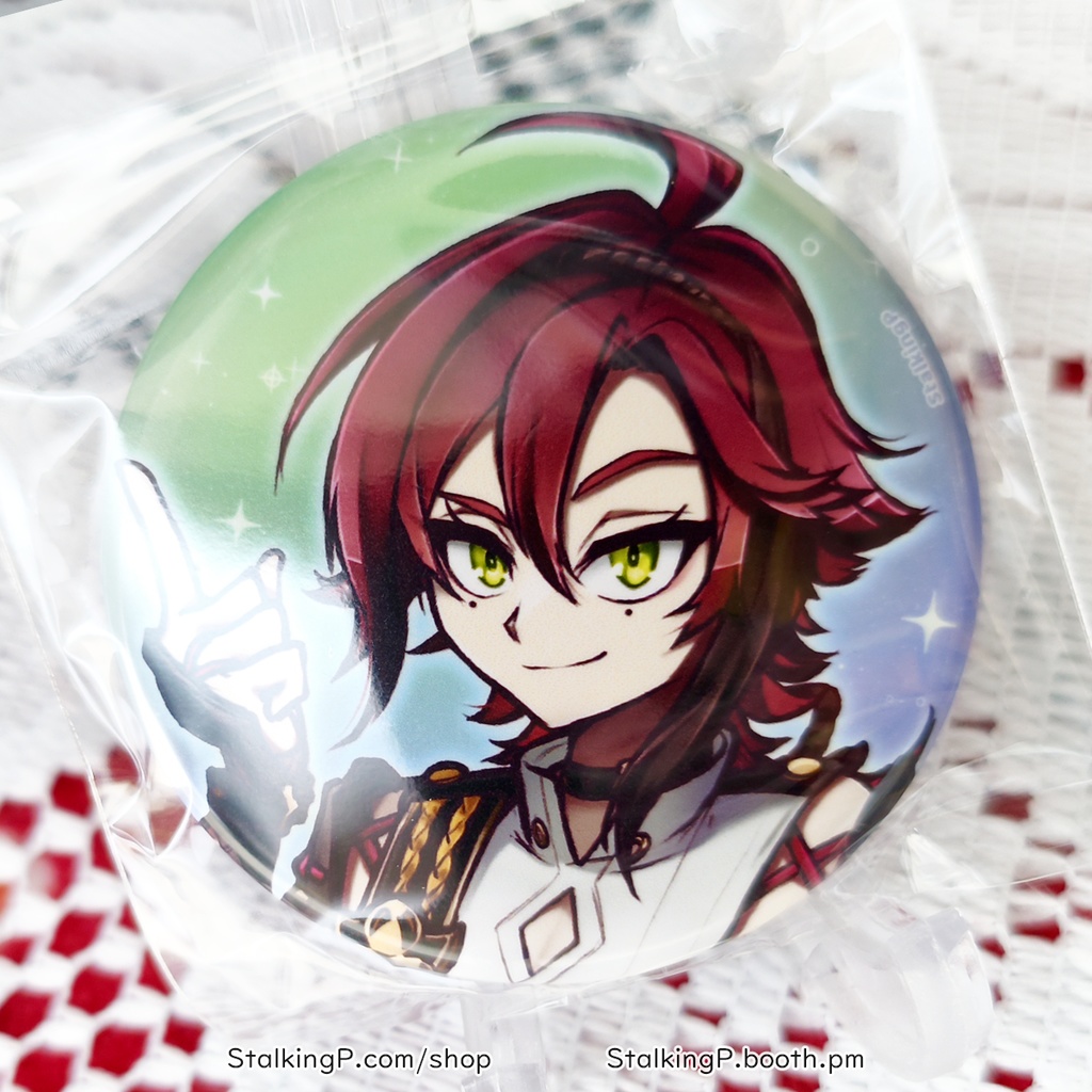 原神 缶バッジ 風 / Genshin Impact Can Badges/buttons (Anemo)