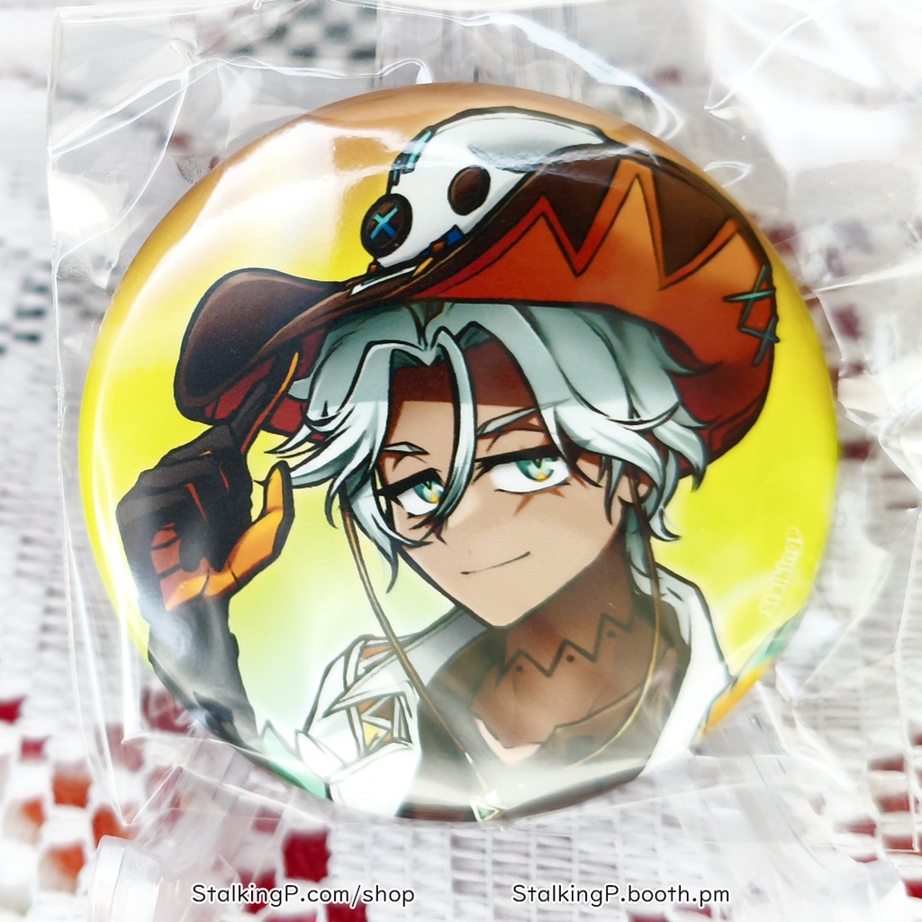原神 缶バッジ 風 / Genshin Impact Can Badges/buttons (Anemo)
