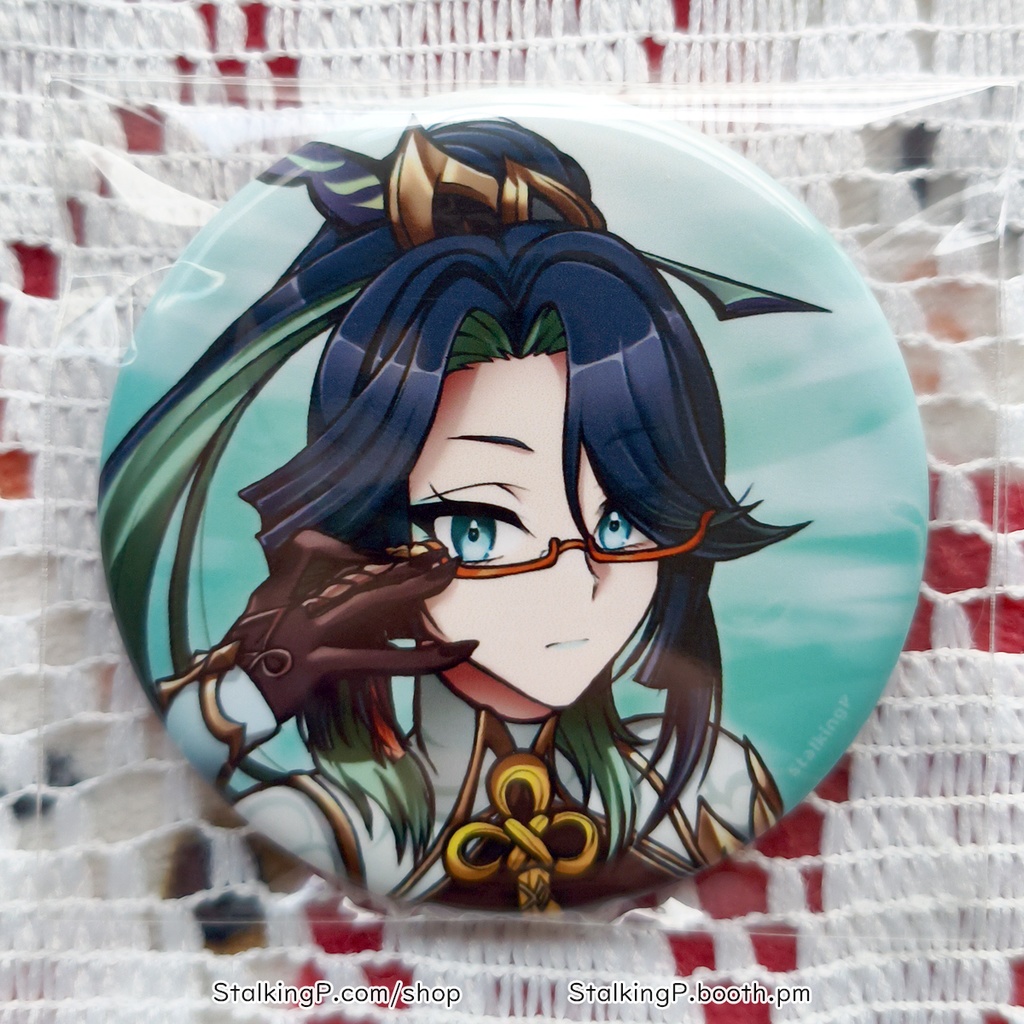 原神 缶バッジ 風 / Genshin Impact Can Badges/buttons (Anemo)