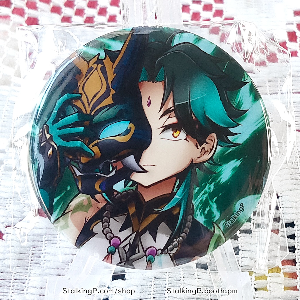 原神 缶バッジ 風 / Genshin Impact Can Badges/buttons (Anemo)