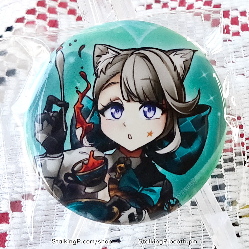 原神 缶バッジ 風 / Genshin Impact Can Badges/buttons (Anemo)