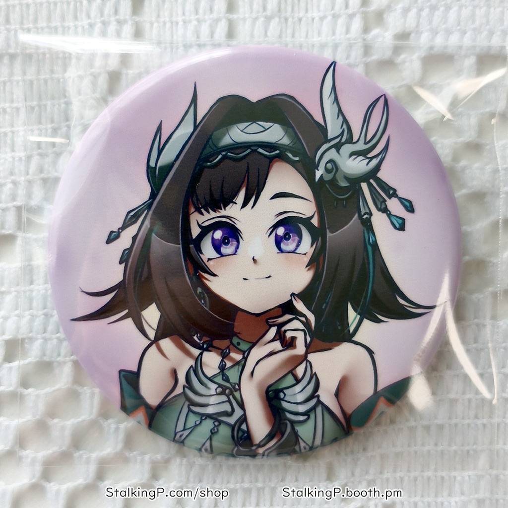 原神 缶バッジ 風 / Genshin Impact Can Badges/buttons (Anemo)