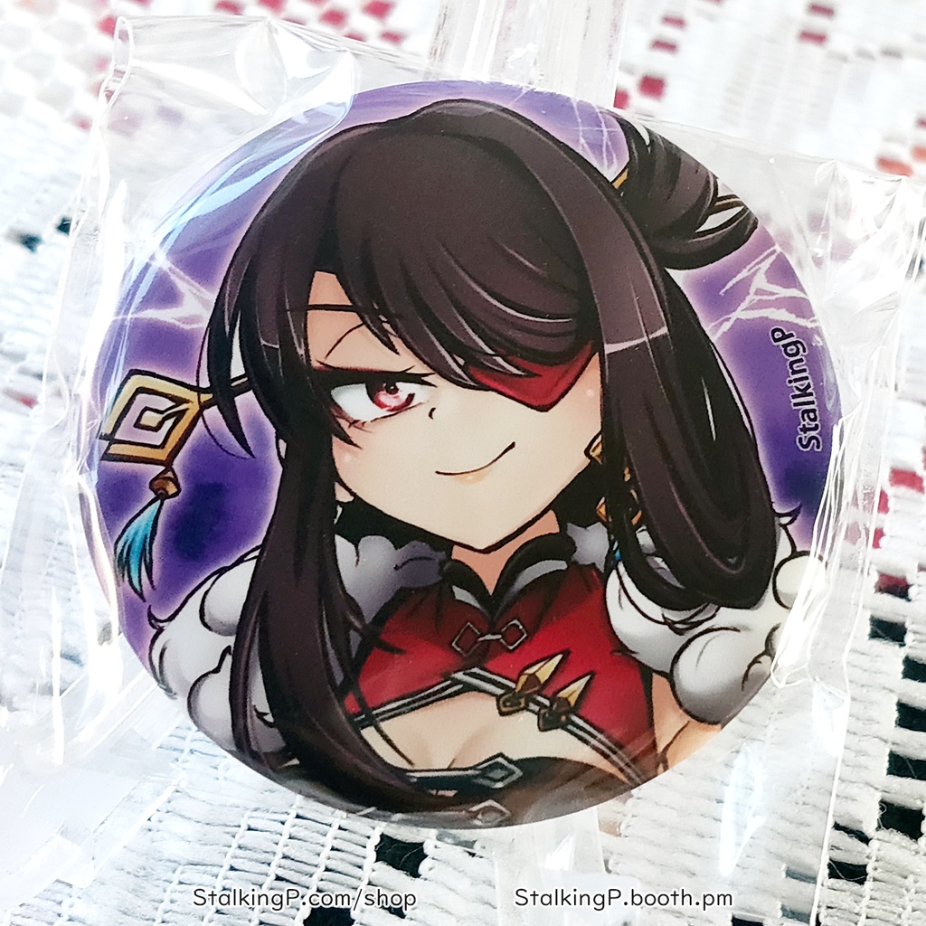 原神 缶バッジ 雷 / Genshin Impact Can Badges/buttons (Electro)