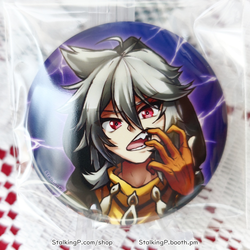 原神 缶バッジ 雷 / Genshin Impact Can Badges/buttons (Electro)