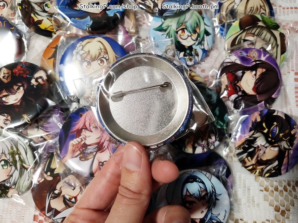 原神 缶バッジ 草 / Genshin Impact Can Badges/buttons (Dendro)