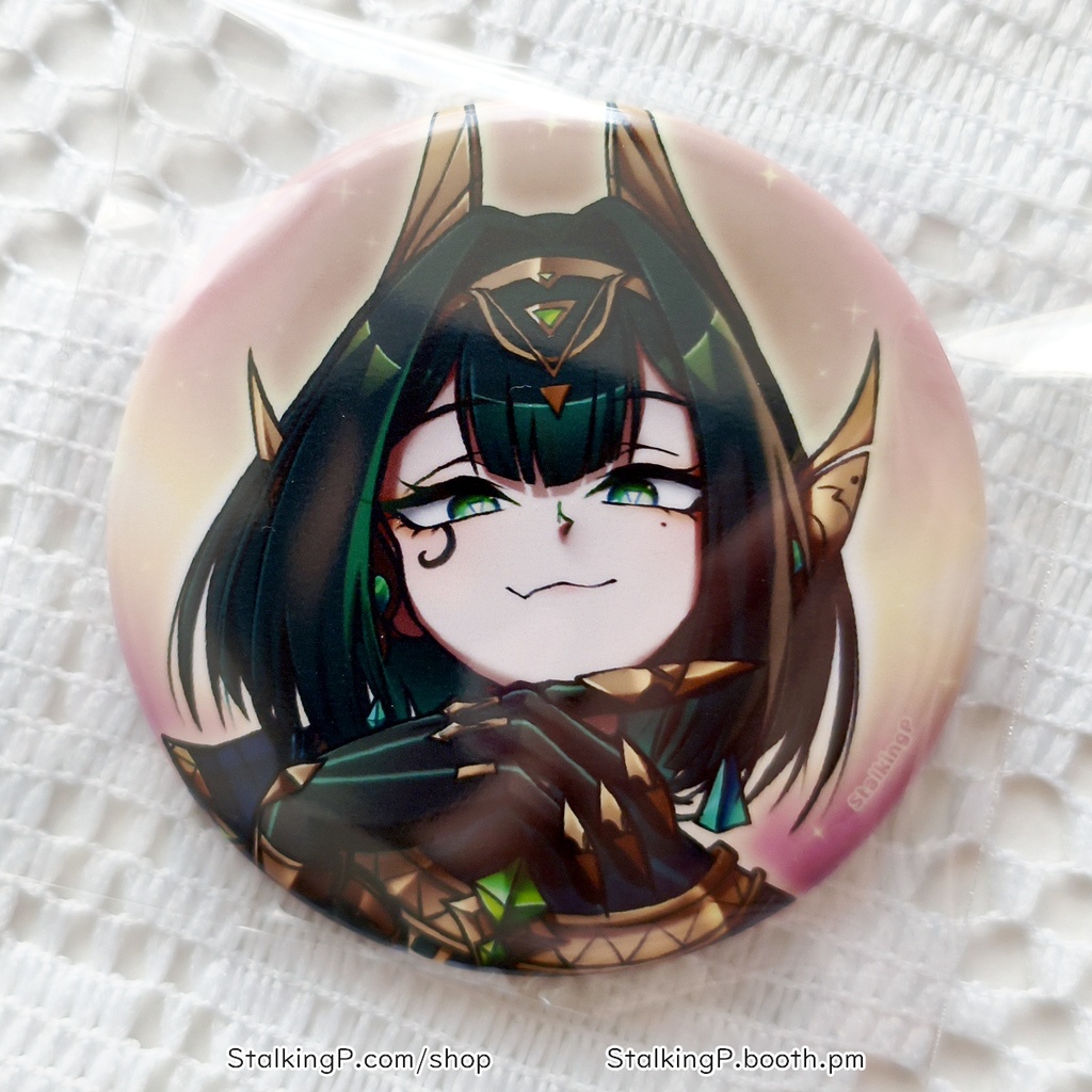 原神 缶バッジ 草 / Genshin Impact Can Badges/buttons (Dendro)
