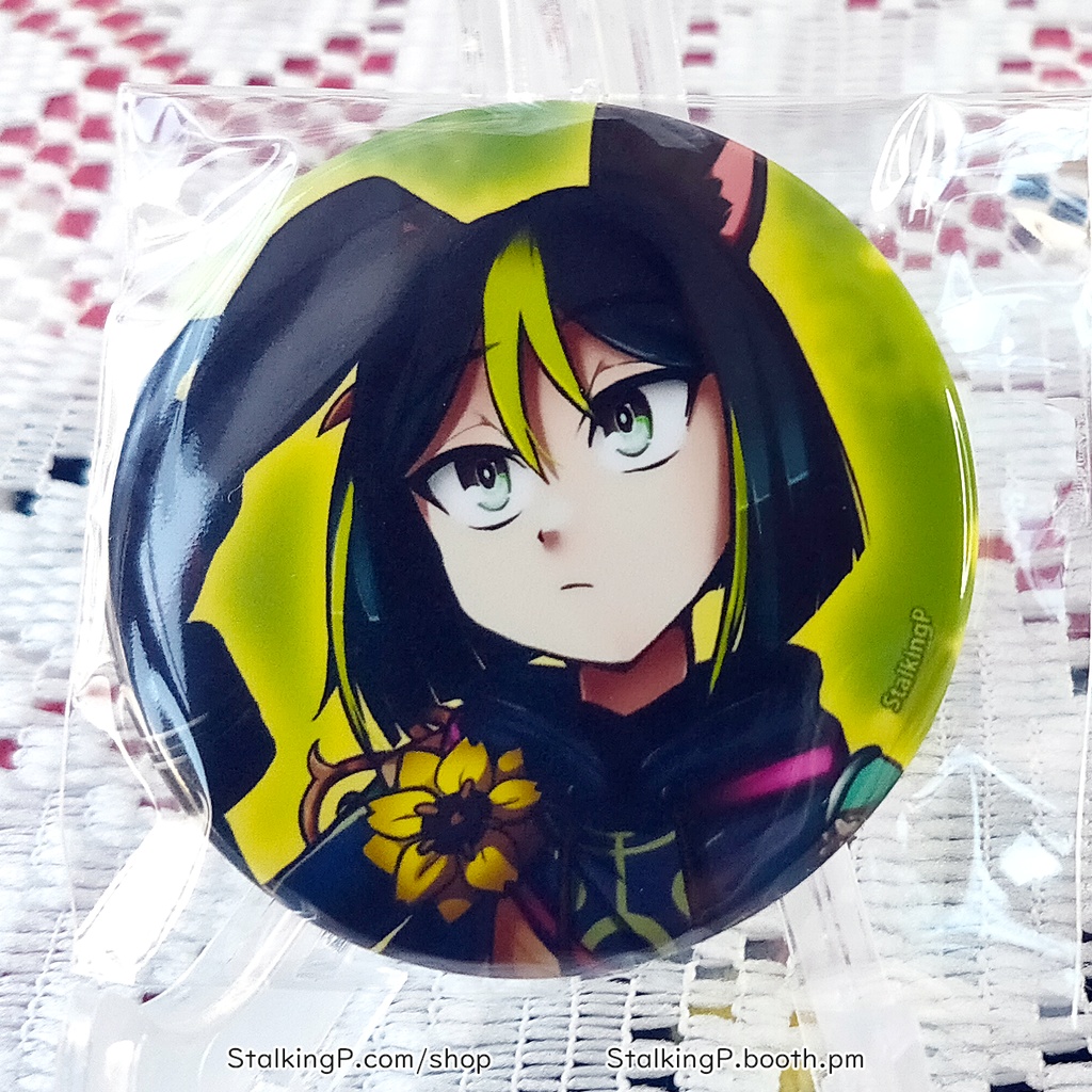 原神 缶バッジ 草 / Genshin Impact Can Badges/buttons (Dendro)