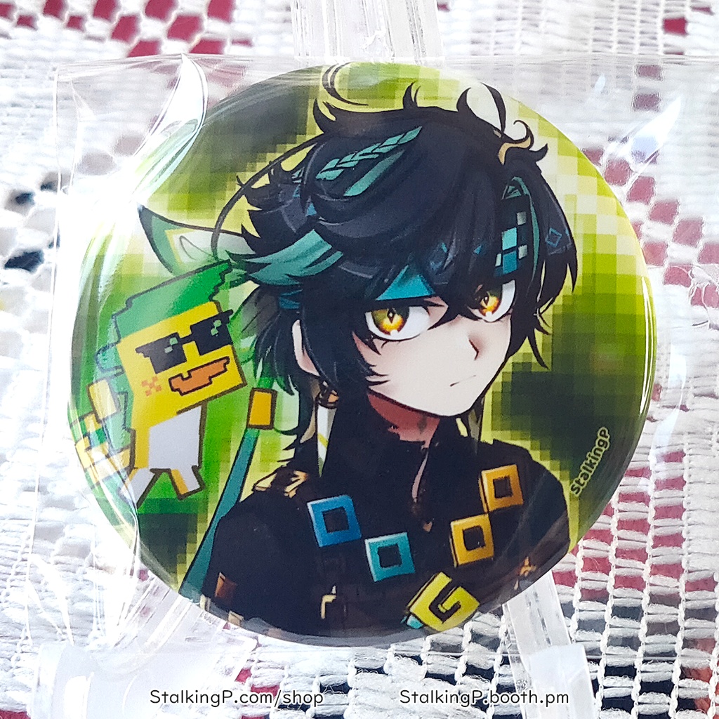 原神 缶バッジ 草 / Genshin Impact Can Badges/buttons (Dendro)
