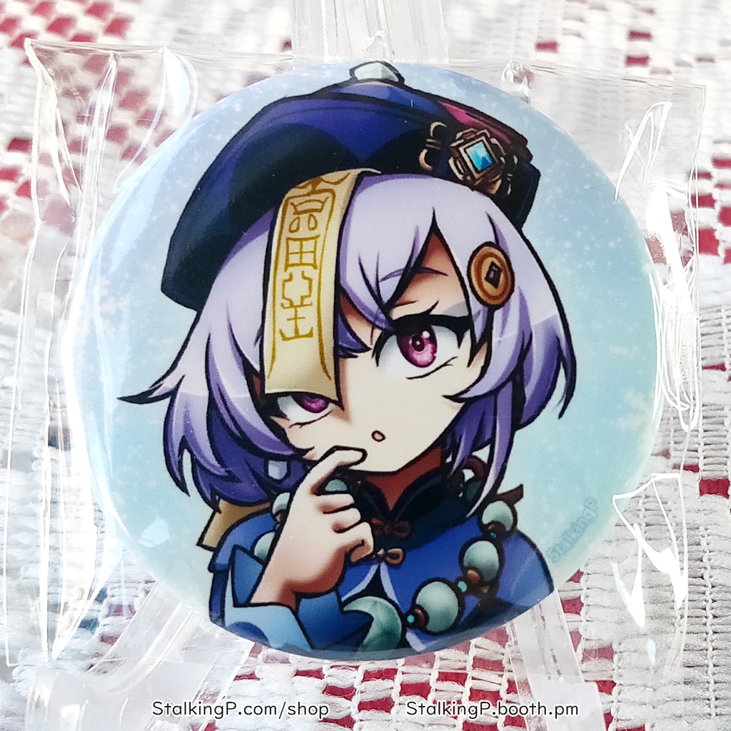 原神 缶バッジ 氷 / Genshin Impact Can Badges/buttons (Cryo)